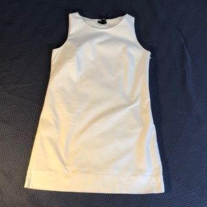 White sheath dress
